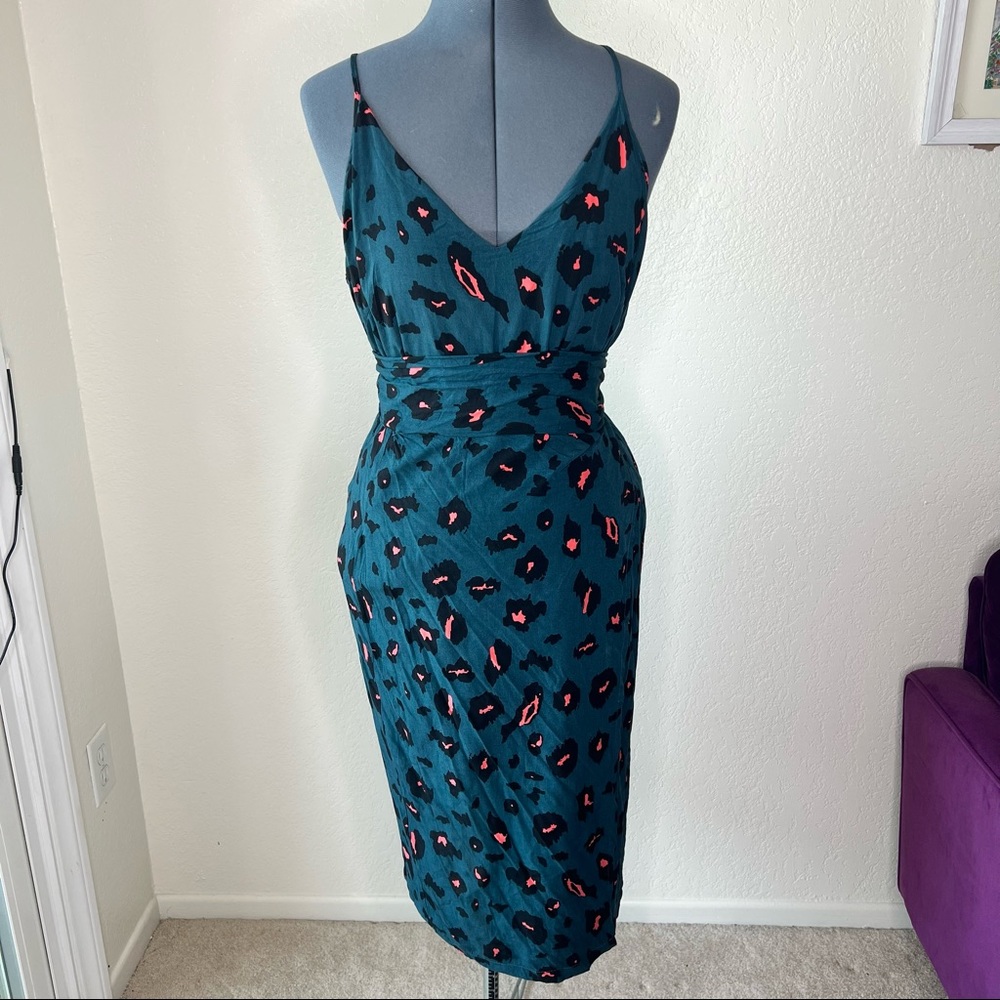 Cheetah print dress